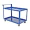 Vestil Steel Service Cart, 2 Shelves, 28 x 48, Steel, 1000 lb Load Capacity, 2 Shelves, 27.875" W SCS2-2848 - alternate 1